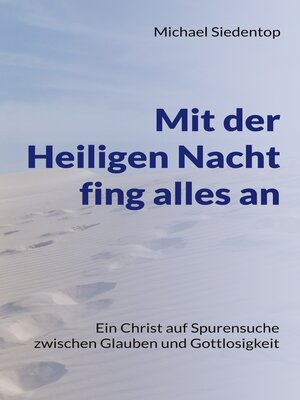 cover image of Mit der Heiligen Nacht fing alles an